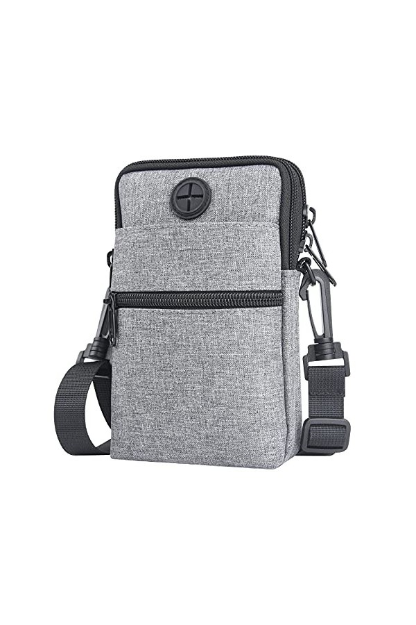 flintronic Sac Bandoulière pour Téléphone Portable, Pochette Unisexe pour Téléphone Cellulaire Mini Sac à bandoulière Sac mes