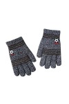 YANFJHV Gants dhiver extensibles chauds pour garçon ou gants tricotés pour femme costume court, b, taille unique