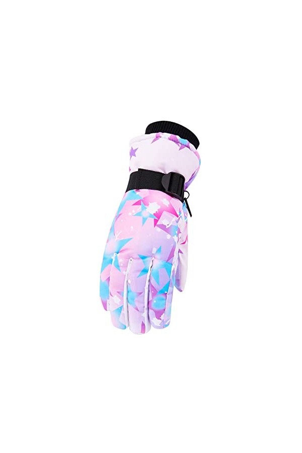 Gants de ski chauds dhiver pour homme et femme en peluche chaude pour le ski et léquitation pour femme, gants chauds et mig