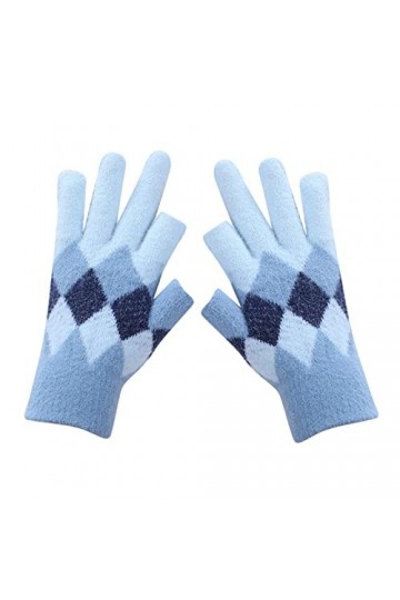 YANFJHV Les femmes peuvent activer les gants décran Gants chauds en tricot extensible Moufles dhiver Garder au chaud Tricot
