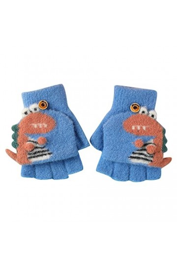 Générique Gants Tactiles Femme Homme Hiver Chaud Gants Convertibles pour Enfants avec Dessus Chaud sans Doigts Plume Gants Lo