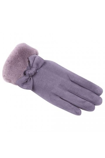Moufles pour femme - Gants dhiver chauds pour femme - Gants dhiver épais pour temps froid - Gants pour écran tactile - Gant