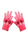 Les femmes peuvent activer les gants décran Gants chauds en tricot extensible Moufles dhiver Garder au chaud Tricot Impress