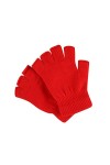 Gants et gants pour femme tricotés solides et extensibles en laine pour homme - Gants de cyclisme pour lhiver rouge, taille