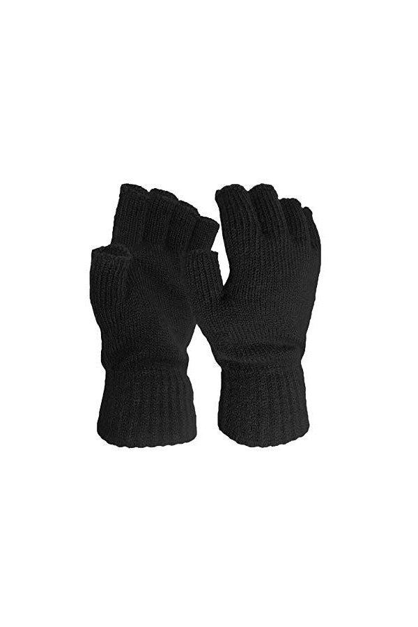 Gants Chauds Gants Sans Doigts,Gants Polaire Femme Mitaines Femme Cachemire Mitaine Homme Hiver Gants Thermiques Imperméables