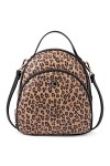 CLUCI Petit Sac À Dos Pour Femmes PU Cuir Mini Sac À Dos Mignon En Cuir Convertible Mode Voyage Filles Sac À Bandoulière Marr