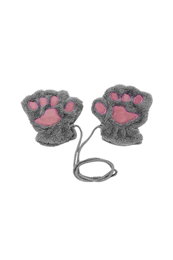 Triamisus Paire De Gants SOFE Femmes Mitaines dhiver Gants Mignons Griffe Moelleux Patte dours Mitaines Nouveauté Chaud en 