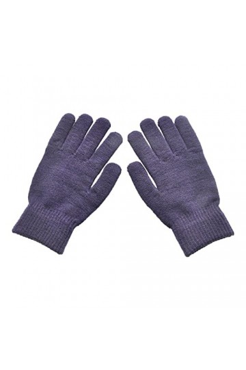 Gants dhiver chauds pour femme avec doublure en polaire chaude - Moufles en laine avec doublure en polaire - Gants de condui