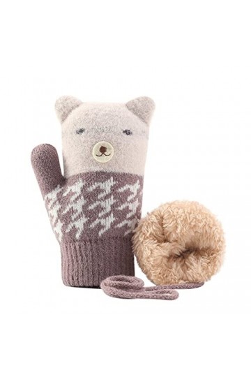 M & M Costume pour femme - Gants chauds et coupe-vent - Moufles pour enfants - Gants épais - Pour Halloween