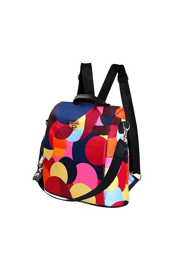 Wisebom Sac à Dos Femme Étanche Anti-vol Sacs Sacs à Main Portés Épaule Anti-vol Sacs À Bandoulière Femme Sac À Dos Étanche I