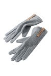 Generic Gants chauds pour écran tactile - Gants antidérapants doublés confortables pour écran tactile - Gants dhiver pour fe