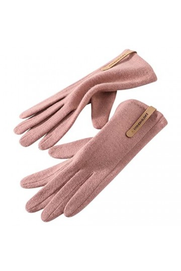 Gants tactiles classiques pour écran tactile dhiver pour femme - Gants tactiles pour écran tactile - Doublé chaud - Moufles 