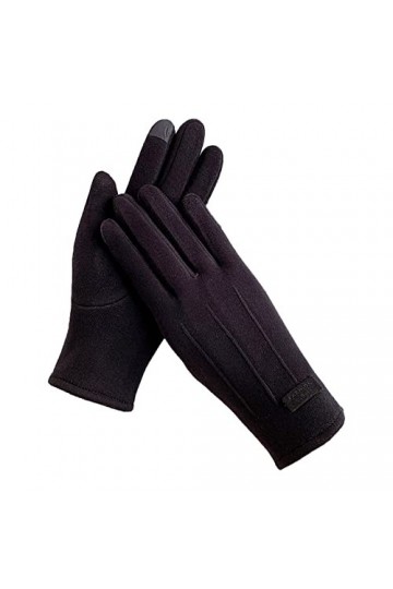 Allbestop Gants Chauds Fourrure Gloves,Gants Femme Fantaisie Mitaine Femme Noire Moufles Poussette Gants Ski Gants Peche Vest