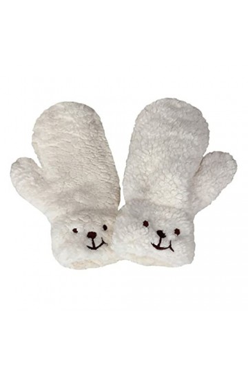 Gants pour temps froid 3D Gants dhiver à double couche pour femme Moufles en corde tressée épaisse en peluche thermique Mouf
