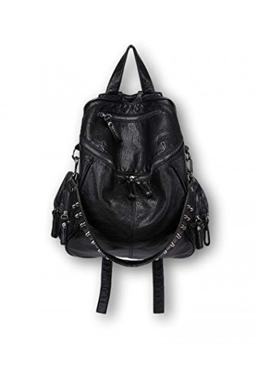 Ro Rox Sac Ã€ Dos Clouté Calamity de Femmes PU Punk Goth Ã‰cole - Noir