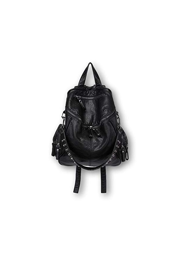 Ro Rox Sac À Dos Clouté Calamity de Femmes PU Punk Goth École - Noir