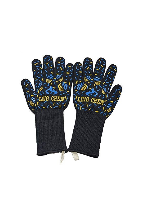 Moufles pour femme - Isolation par temps froid - Pour barbecue - Gants de cuisine - Résistance extrême - Gants de soudage au 