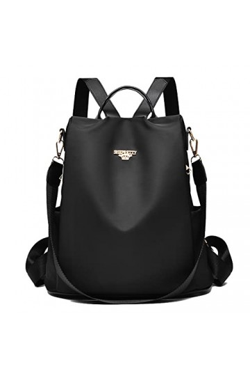 shepretty Femme Anti-vol Sac à Dos imperméable, 8864Noir