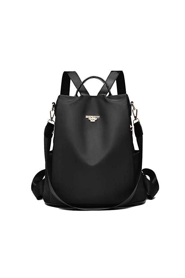 shepretty Femme Anti-vol Sac à Dos imperméable, 8864Noir