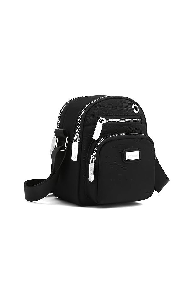 LIBAIJIAAZQH Sacs Bandoulière Femme, Sacoche Femme Bandoulière, Pochette Telephone Portable, Sac à Bandoulière Réglable Sling