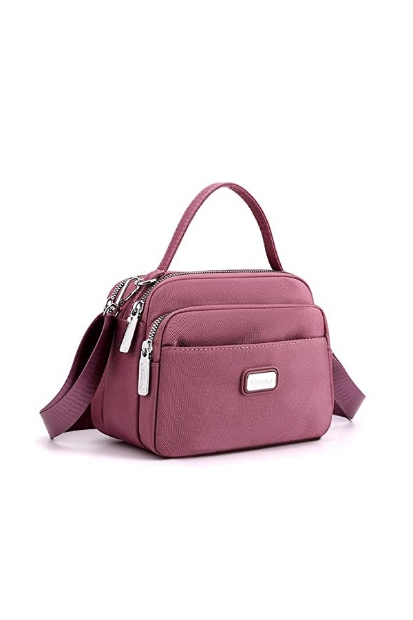 LIBAIJIAAZQH Sacs Bandoulière Femme, Sacoche Femme Bandoulière, Pochette Telephone Portable, Sac à Bandoulière Réglable Sling