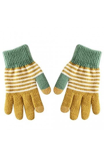 moufles femmes gants hommes hiver écran tactile gants tricotés élastiques femmes hiver écran gants chauds tricotés poignets é