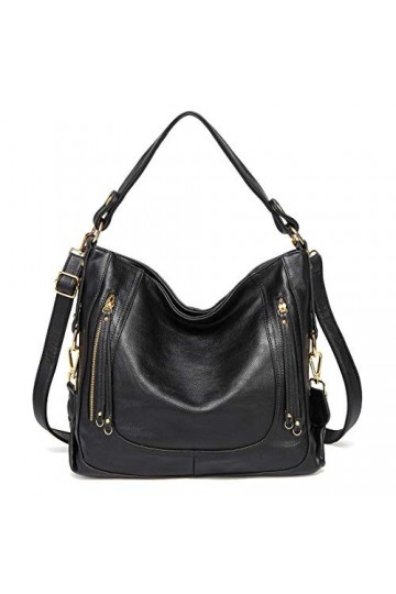 Kasgo Sac à Main Femme, Sac Cabas Femme Sac Bandoulière Mode Doux Cuir PU Sac Hobo Grand Sac Fourre Tout Femme Sac Portés Épa