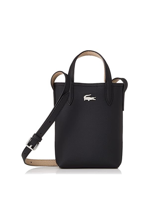 Lacoste Sac À Bandoulière Réversible Anna Femme Noir Krema