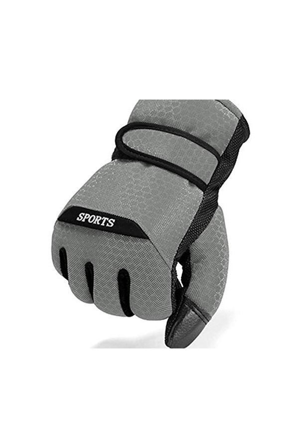 Gants pour femme résistants au gel pour le ski et lhiver et les gants chauds pour femme par temps froid, gris, taille unique