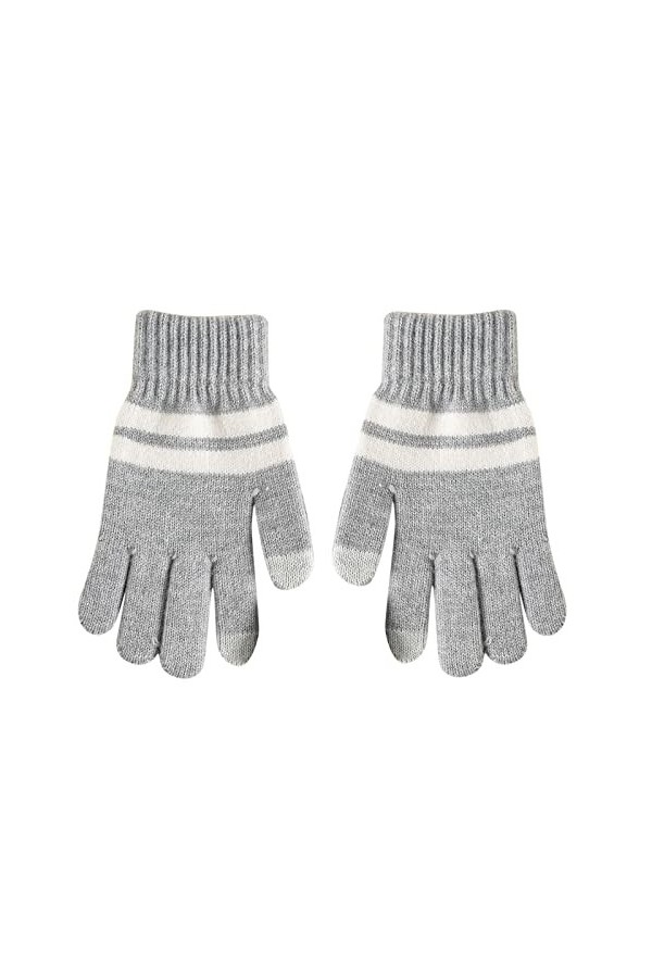 YANFJHV Gants chauds en tricot extensible pour lhiver - Gants en tricot - Moufles en tricot - Unisexe - Moufles chaudes en t