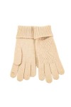 Tuelaly 1 paire de gants extensibles pour femme - Moufles allongées pour écran tactile - Couleur unie - Tricot fendu - Gants 