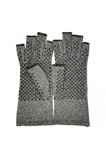 Gants dhiver chauds dhiver en tricot pour femme - Moufles extensibles à manches longues - Mitaines tricotées sans doigts - 