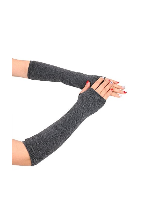 Gants longs Moufles à la mode Mitaines Mitaines Mitaines tricotées Mitaines dhiver en tricot