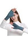Gefomuofe Gants en cuir pour femme Bowknot Gants chauds en cuir dagneau véritable et doublés de laine de cachemire Gants dh