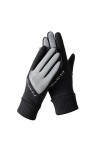 Gants tactiles pour femme - Moufles dhiver en tricot - Couleur unie - Moufles à motifs - Moufles en coton - Gants dhiver en