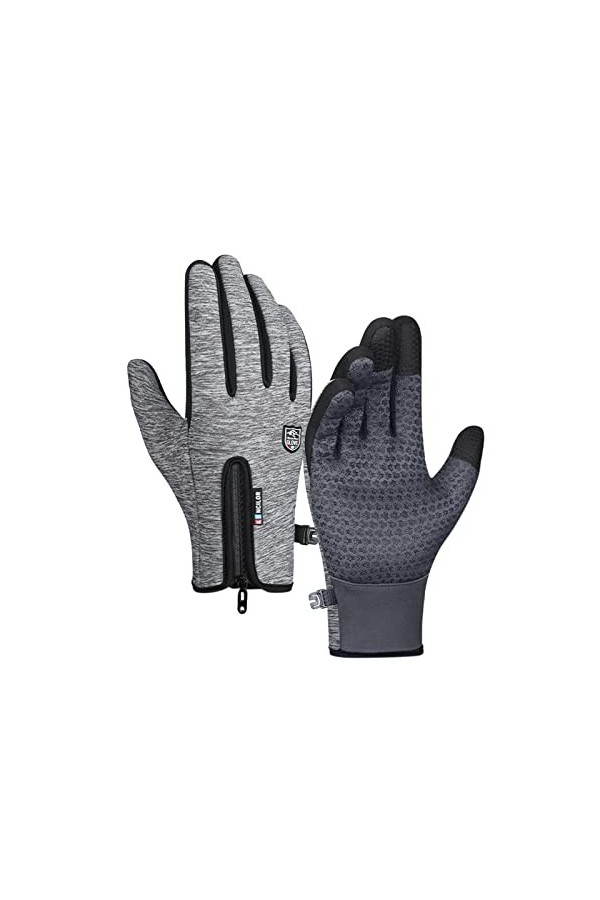 Allbestop Gants Chauds Gants Chauffants Femme,Gants Telephone Tactile Gants Hiver Homme Chaud Moufles Ski Thermo Gloves Gants
