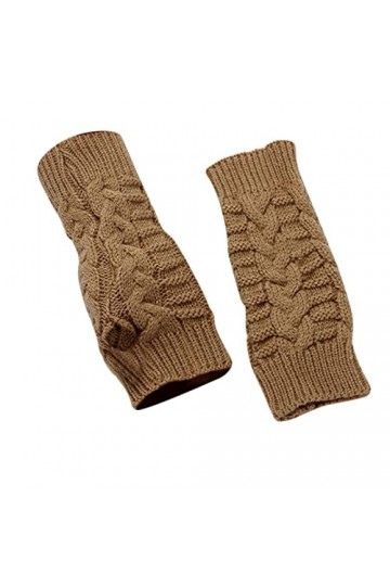 NIUREDLTD Gants sans doigts Gants Vêtements Accessoires Gants dhiver Gants tricotés Hiver Automne Bras Filles Tenir Femmes M