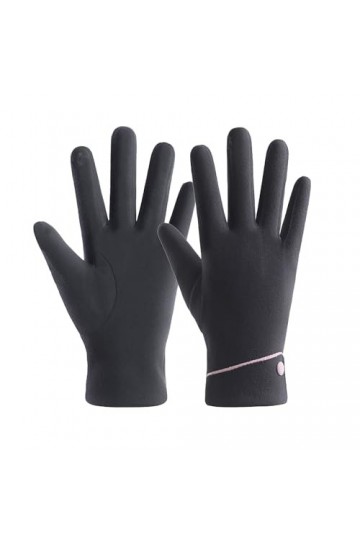 Gants dhiver pour homme et femme - Écran tactile thermique - Antidérapants - Doublure - Coupe-vent - Écran tactile - Gants d