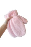 Remorui 1 paire de gants dhiver chauds pour femme - Moufles épaisses en peluche - Gants thermiques dextérieur pour femme - 