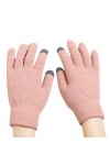 Gants Chauds Gants Thermostables,Gants Avec Lumière Led Étanche Des Gants Chauffants Gants Femme Hiver Micro-Touch Gloves Gan
