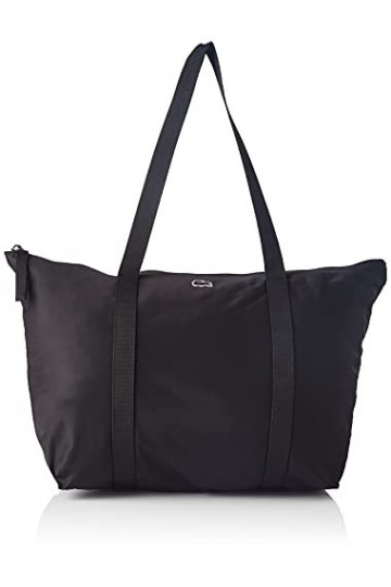 Lacoste NF3618YA, l Shopping Bag Femme, Noir, Taille Unique