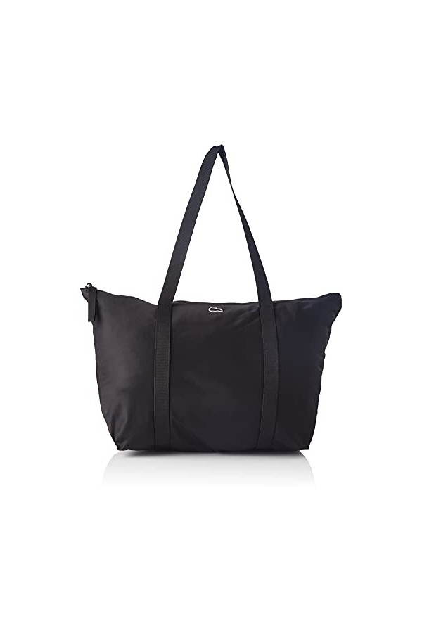 Lacoste NF3618YA, l Shopping Bag Femme, Noir, Taille Unique