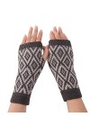 NIUREDLTD Gants sans doigts Poignet Vêtements Accessoires Gants Tricotés Manches pour Femmes Hiver Chaud Unisexe pour Moufles
