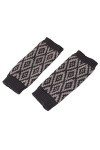 NIUREDLTD Gants sans doigts Poignet Vêtements Accessoires Gants dhiver Gants en Tricot Doux Chaud Noir Long Unisexe pour Mou