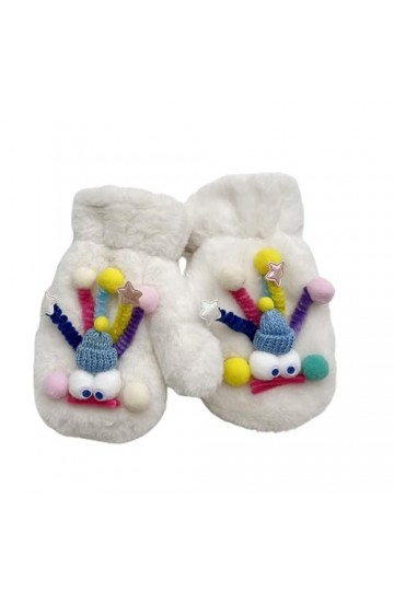 RASOLI Gants chauds en polaire Teddye, ensemble de gants isolés en peluche, gant doux et velouté, housse de main dhiver conf