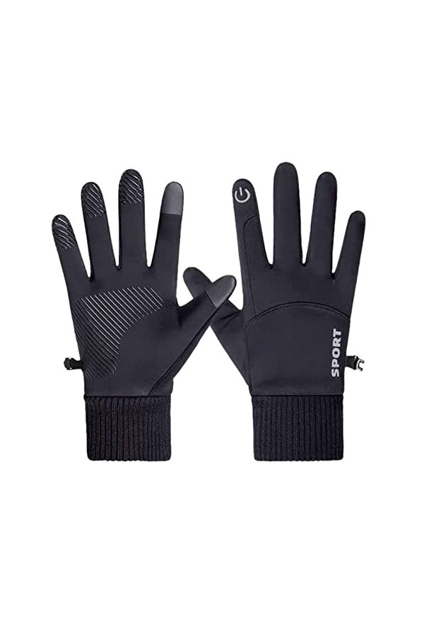 Gants moufles pour femme Plus avec boucle et gants dhiver chauds antidérapants en velours