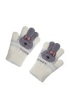 LOIJMK Moufles Hiver Imitation Gants de Dessin Animé Chauds Hiver Plein Hiver Tout-petit Doigt Cachemire Garçons Bébé Lapin G