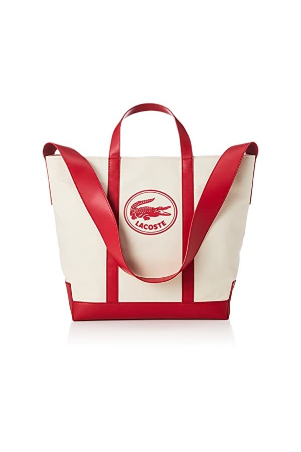 Lacoste NF3608HB, Shopping Bag Femme, Farine Rouge, Taille Unique