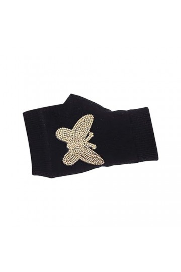 Mitaines dhiver isolées pour femme par temps froid, mitaines tricotées chaudes en laine, rose, taille unique