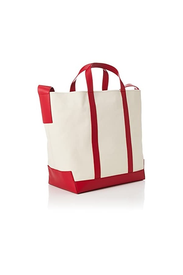 Lacoste NF3608HB, Shopping Bag Femme, Farine Rouge, Taille Unique